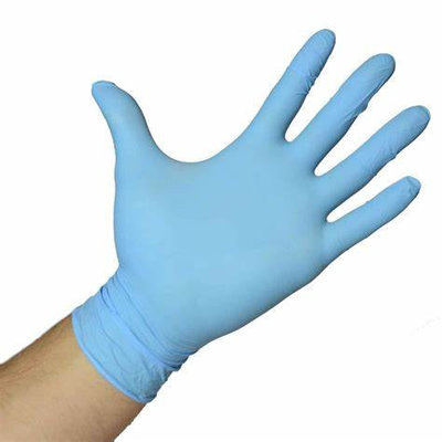NITRILE GLOVES BLUE SMALL